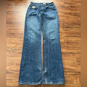 Cinch Jeans Mens 27x34 Dark Wash Slim Bootcut Western Denim Cowboy